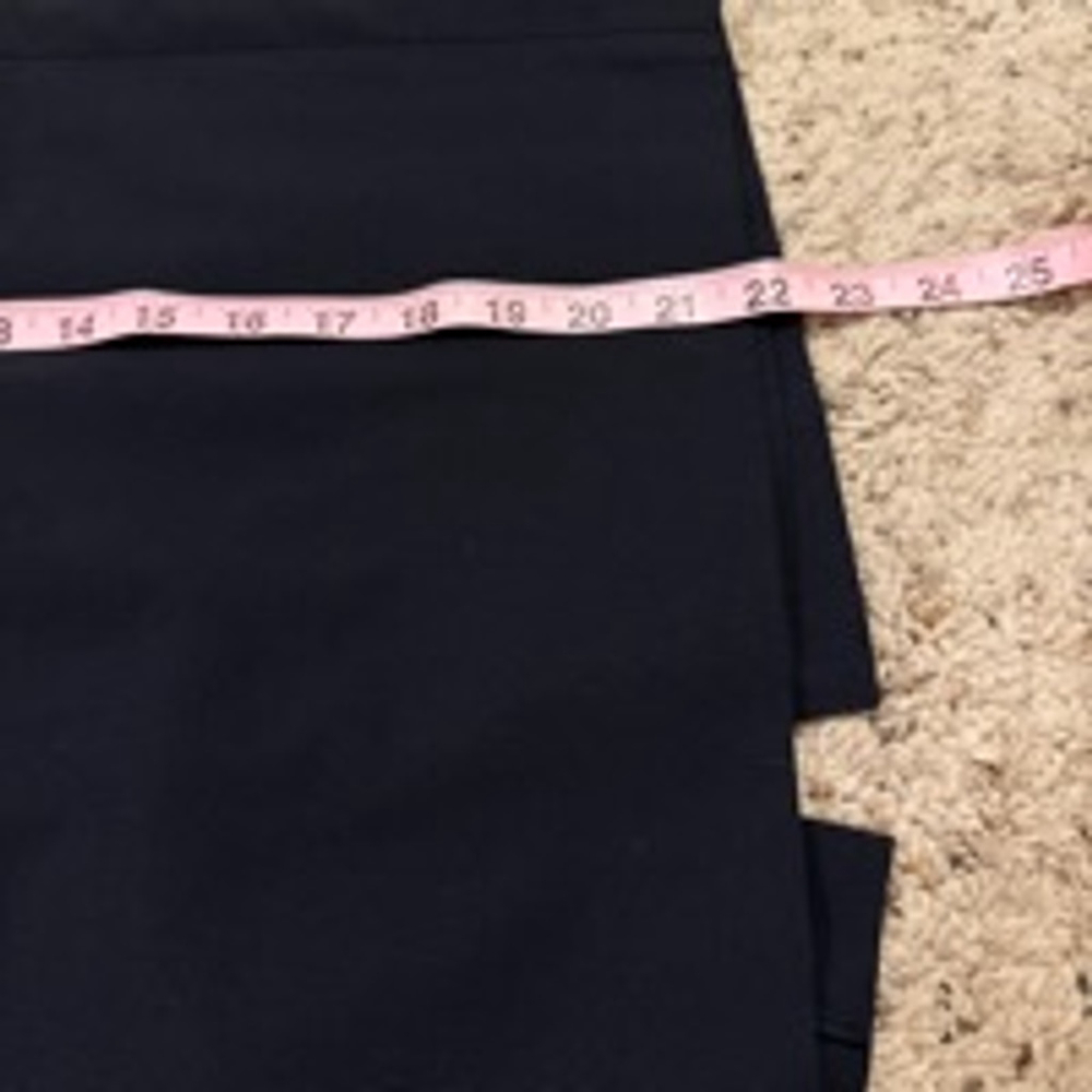 Women's Lands' End Navy Blue Wool Blend Skirt Size 8 - Picture 7 of 7